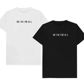 JKRเสื้อยืดผ้าฝ้ายพิมพ์ลายเสื้อยืดลาย MINIMAL เก็บเงินปลายทาง ตรงปก 100% เสื้อยืดผู้ชาย เสื้อยืดผู้หญิง เสื้อยืด 2022