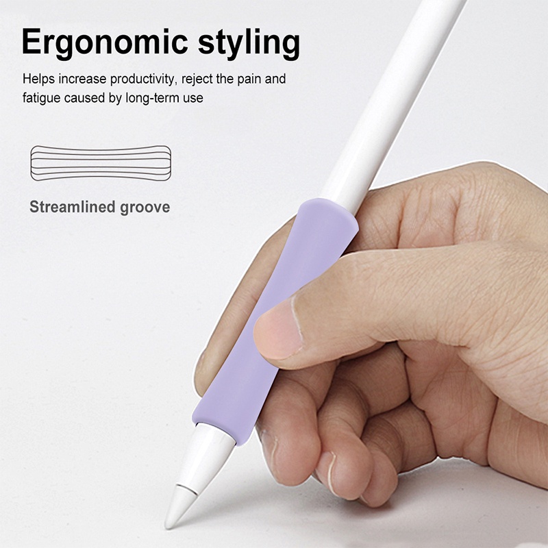 เคสซิลิโคน สําหรับ Apple Pencil 1 2 ​เคสปากกาทัชสกรีน กันกระแทก กันรอยขีดข่วน กันลื่น สําหรับดินสอ