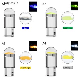 Daydayto หลอดไฟ LED W5W T10 10 ชิ้น สําหรับรถยนต์ รถบรรทุก TH