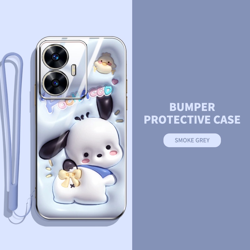 3D Visual Effectsเคสโทรศัพท์สําหรับOPPO A78 Reno 8T 4G 5G A1 Pro Realme C33 C55 A1 2023 สัตว์น่ารักแ