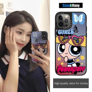 เคสป้องกันโทรศัพท์มือถือกระจก ลายการ์ตูนตํารวจ กันกระแทก สําหรับ Apple Iphone 11pro MAX 14ProMAX 13 12 11 XS MAX XR 7 8 plus