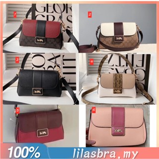 Coach Grace CC068 CC066 CC483 CC067 กระเป๋าสะพายผู้หญิง กระเป๋าถือ หนังแท้ ไอคอนแคร่ ขนาดใหญ่ สุดหรู 067 068 066 483