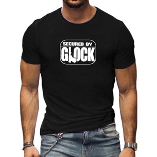 ใหม่ เสื้อยืดลําลอง แขนสั้น คอกลม พิมพ์ลายกราฟฟิค GLOCK ทรงหลวม ขนาดใหญ่ เหมาะกับการเล่นกีฬากลางแจ้ง สําหรับผู้ชาย 2023