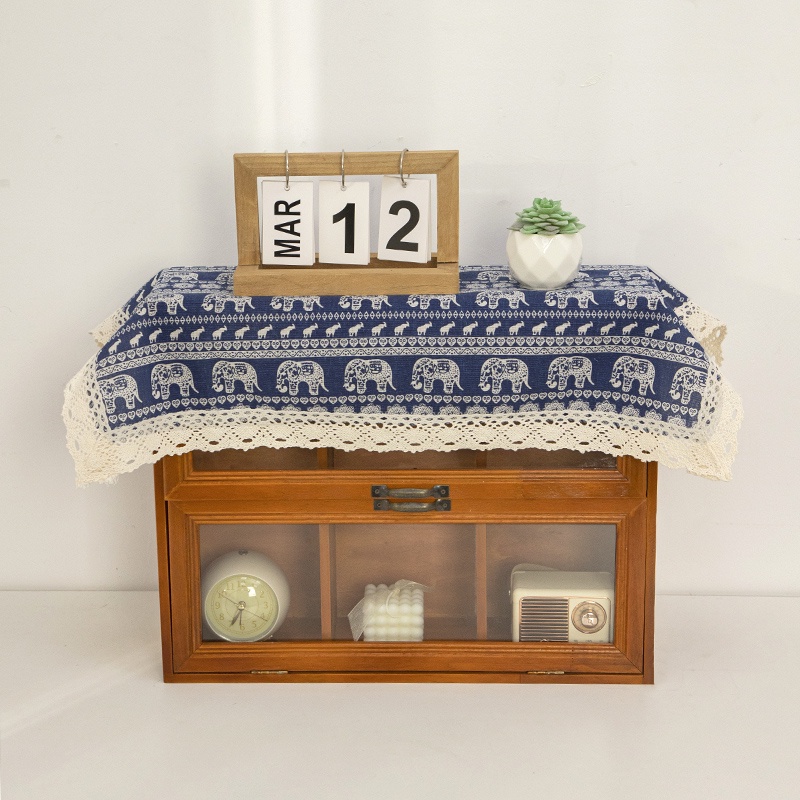 ผ้าคลุมกันฝุ่น ผ้าคลุมเครื่องใช้ไฟฟ้า ผ้าคลุมกันฝุ่นสำหรับไมโครเวฟ หม้อหุงข้าว ผ้าปูโต๊ะขนาดเล็ก - รูปที่ 3