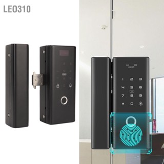 Leo310 ประตูอิเล็กทรอนิกส์ Smart Lock รหัสผ่านลายนิ้วมือ Bluetooth Keyless Entry สำหรับประตูไม้แก้ว