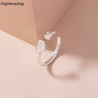 [highbuying] แหวนคู่รัก เรืองแสงในที่มืด ปรับได้ สีเงิน สีชมพู สีฟ้า เครื่องประดับ สําหรับคนรัก สินค้าใหม่