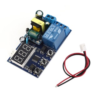 In stockRelay Module 220V Trigger Delay Loop Timed Switch Circuit Relay Module Expansion Board Blue ขายส่ง