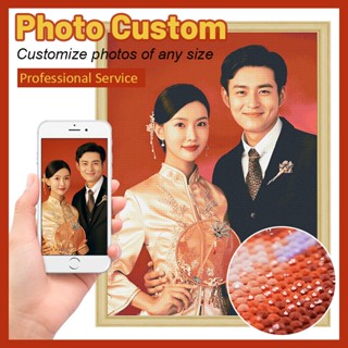 【MA Photo Customization】5D DIY งานฝีมือ ของขวัญ งานอดิเรก ของตกแต่งบ้าน คริสตัลครอสติช งานปัก การปรับแต่งภาพ การปรับแต่งส่วนตัว