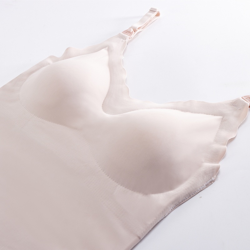 เสื้อกั๊กพยาบาล พร้อมแผ่นซับน้ํานม ผ้าเรยอน ระบายอากาศ สวมใส่สบาย สําหรับให้นมบุตร - รูปที่ 4