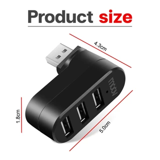 [ส่งด่วน] Moov HUB02 USB 3 Port ตัวเพิ่มช่อง hub usb พอร์ต ฮับ OTG PC Laptop USB to USB 2.0 x 3