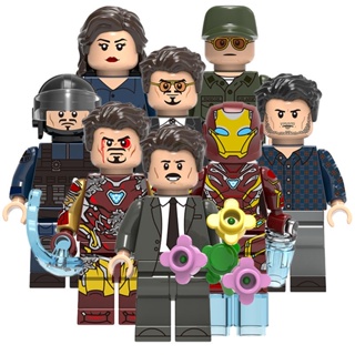 ฟิกเกอร์ Super Heroes Iron Ultron Mark 17 Robert bruce banner Howard Stark Tony ขนาดเล็ก ของเล่นสําหรับเด็ก