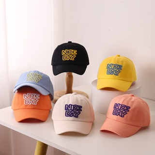 หมวกเบสบอล หมวกบังแดด ลําลอง พิมพ์ลายตัวอักษร สีพื้น สําหรับ…