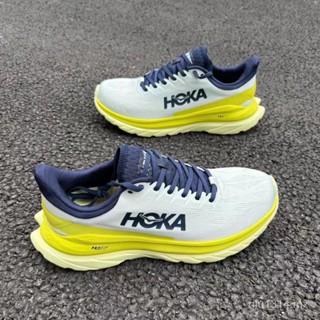 Hoka One Mach 4-Road Mach 4 รองเท้าผ้าใบ ลําลอง น้ําหนักเบา ระบายอากาศ ดูดซับแรงกระแทก สําหรับผู้ชาย ผู้หญิง เหมาะกับการฝึกซ้อม