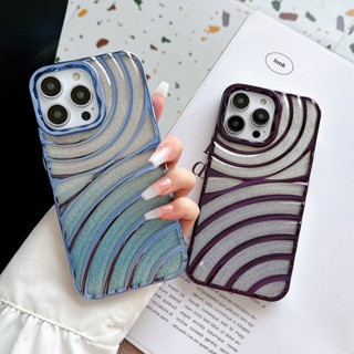 เคสโทรศัพท์มือถือ กันกระแทก แต่งกลิตเตอร์ไล่โทนสี สําหรับ iPhone 13 12 11 14 Pro Max Plus