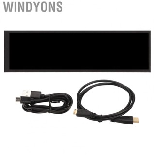 Windyons 8.8 Inch Touch Screen  480x1920 Portable LCD HD Sub Screen  Panel