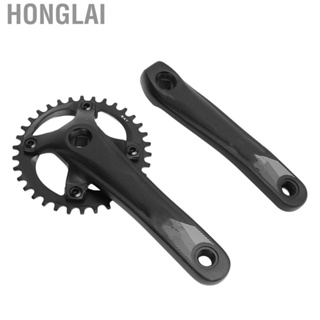 Honglai Bike Crank Arm Set  Aluminum Alloy Bike Single Crankset  for Outdoor