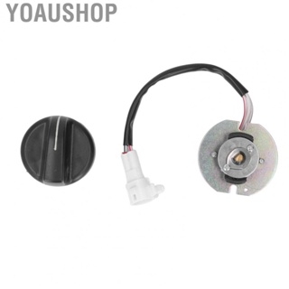 Yoaushop Throttle  Knob  ABS Alloy Steel Excellent Contact Easy Installation Perfectly Match Excavator Throttle  Switch Sturdy  for Replacement