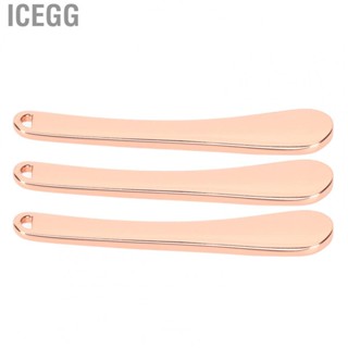 Icegg Eye  Scoop  3PCS Rose Gold Makeup Spatula Set Multifunctional  for Cosmetics Application