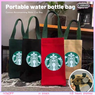 Cod Starbucks กระเป๋าใส่ขวดน้ํา ขนาดเล็ก ทรงโท้ท