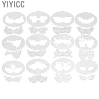 Yiyicc Body Painting Templates Body  Stencils Washable 12 Pattern For  For