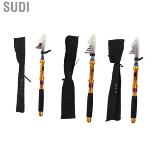 Sudi Telescopic Fishing Rod Antiskid Fishing Rod with Storage Bag for Freshwater