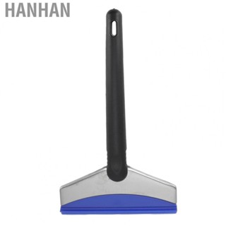 Hanhan Windshield Ice Scraper Ergonomic Snow Scraper For Car Black And Blue