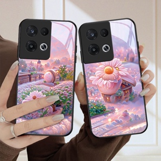 Dmy เคสกระจกนิรภัย สําหรับ OPPO Reno 8 8T 8Z 7Z 8 pro 5Z 6Z 5F 3 7 pro 6 5 pro 4 2F Z F11 pro F9 F7