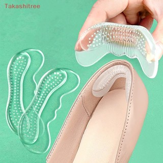 (Takashitree) Silicone Heel Pads for Women Shoes Back Sticker Stiletto High Heels Inserts Protector Pain Relief Antiwear Feet Heel Cushion Pad