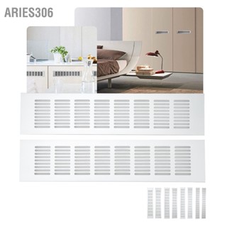  Aries306 2 ชิ้นช่องระบายอากาศช่องระบายอากาศตะแกรงอลูมิเนียมแผ่นช่องระบายอากาศรูปสี่เหลี่ยมผืนผ้าสำหรับตู้รองเท้าตู้ตู้เสื้อผ้า