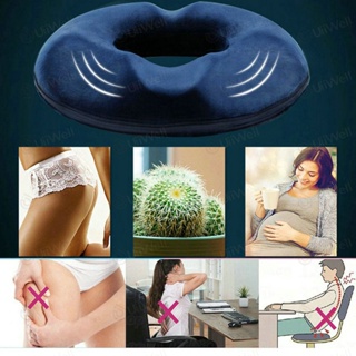 เบาะรองนั่งเพื่อสุขภาพ Ergonomic seat cushion พัฒนาร่วมกับนักกายภาพ รุ่น Gentle Softpulse ปลอกนุ่ม สบาย หมอนโดนัท