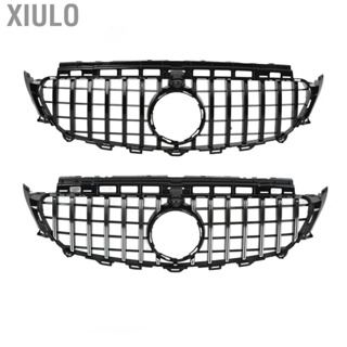 Xiulo for Panamericana GT Style Grille With  Holes For Mercedes Benz E‑Class W213 S213 C238 Pre‑Facelift 2017 2018 2019 2020