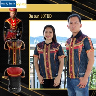 [] เสื้อยืด KDMR Premium Edition (Dusun Lotud) Jersey Corak Etnik Berkolar