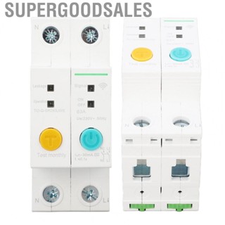 Supergoodsales WiFi Switch Circuit Breaker  WiFi Smart Circuit Breaker Real Time   for Smart Home Devices