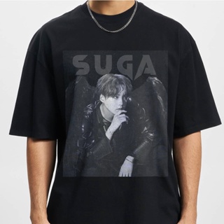 เสื้อยืด พิมพ์ลายกราฟฟิค Suga Black Swan 90s สไตล์วินเทจ ยุค 90s สําหรับผู้ชาย