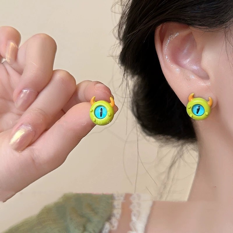 【Yunyuan】ต่างหูเพทาย รูปการ์ตูนแมวน้อยน่ารัก สําหรับผู้หญิง 2023 - รูปที่ 4