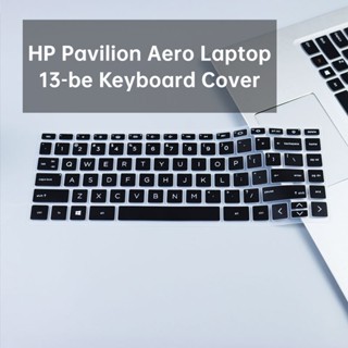 แผ่นฟิล์มซิลิโคน ป้องกันคีย์บอร์ด กันน้ํา สําหรับแล็ปท็อป HP Pavilion Aero 13 13-be Series 13.3 นิ้ว 14-eb