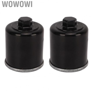 Wowowi 756162  Thick Leakage Proof Oil Filter Impact Proof High Efficiency 2 Pcs  for Motorcycle