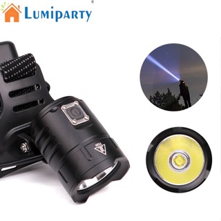 Lumiparty XHP70 50000 lumens LED Mico หลอดไฟหน้า LED ชาร์จ USB มีประสิทธิภาพ (2034)