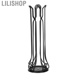 Lilishop Coffee Capsules Holder Rotating Coffee  Iron Storage Tower Stand For