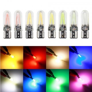 หลอดไฟ Led W5W T10 Cob 12v สําหรับติดป้ายทะเบียนรถยนต์ 1 ชิ้น