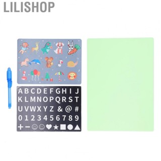 Lilishop INSTOCK! Fluorescent  Board For Kids  Powered Fluorescent 3D