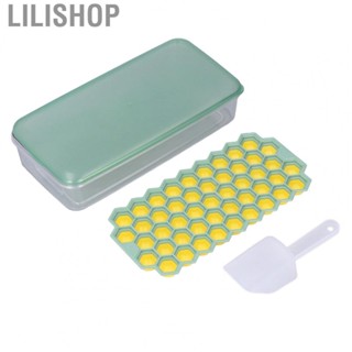 Lilishop Ice Maker Tray Grids Mold Scoop Storage  Box 47 Grids Ice Mould LAM