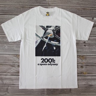 เวรเอ้ย  【100% cotton】2001 A Space Odyssey เสื้อยืด Stanley Kubrick The Shining Movie mens short sleeve cool t shirt sum