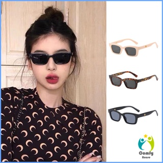 Comfy แว่นตากันแดด เลนส์ทรงสี่เหลี่ยม unisex สำหรับสตรี Sunglasses