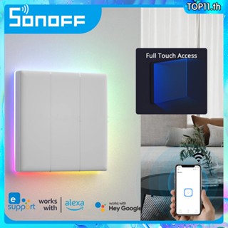 Sonoff T5 Tx Ultimate Smart Wall Switch Full Touch Access Led Light Edge Multi-Sensory Ewelink รีโมทคอนโทรลผ่าน Alexa Google Top111.th