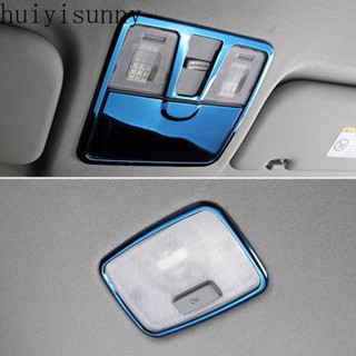 Hys สติกเกอร์กรอบไฟอ่านหนังสือ ด้านหน้า และหลัง สเตนเลส อุปกรณ์เสริม สําหรับ Hyundai Elantra Avante 2012-2016