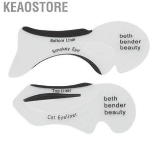 Keaostore Stencil  Reusable Eyeliner Stencil Assistance  for Makeup for Novice