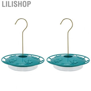 Lilishop Hummingbird Feeder  Dark Green Saucer Humming Feeder Easy Installation Leakproof  for Garden