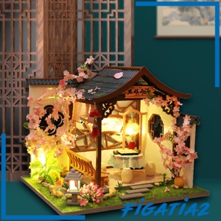 [Figatia2] บ้านตุ๊กตาจิ๋ว พร้อมอุปกรณ์เสริม DIY สําหรับเด็กผู้ชาย และเด็กผู้หญิง