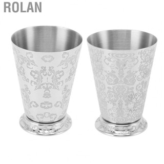 Rolan Cocktail Cup  Drinking Glass Glossy Edge Stainless Steel Widely Applicable  for Pub